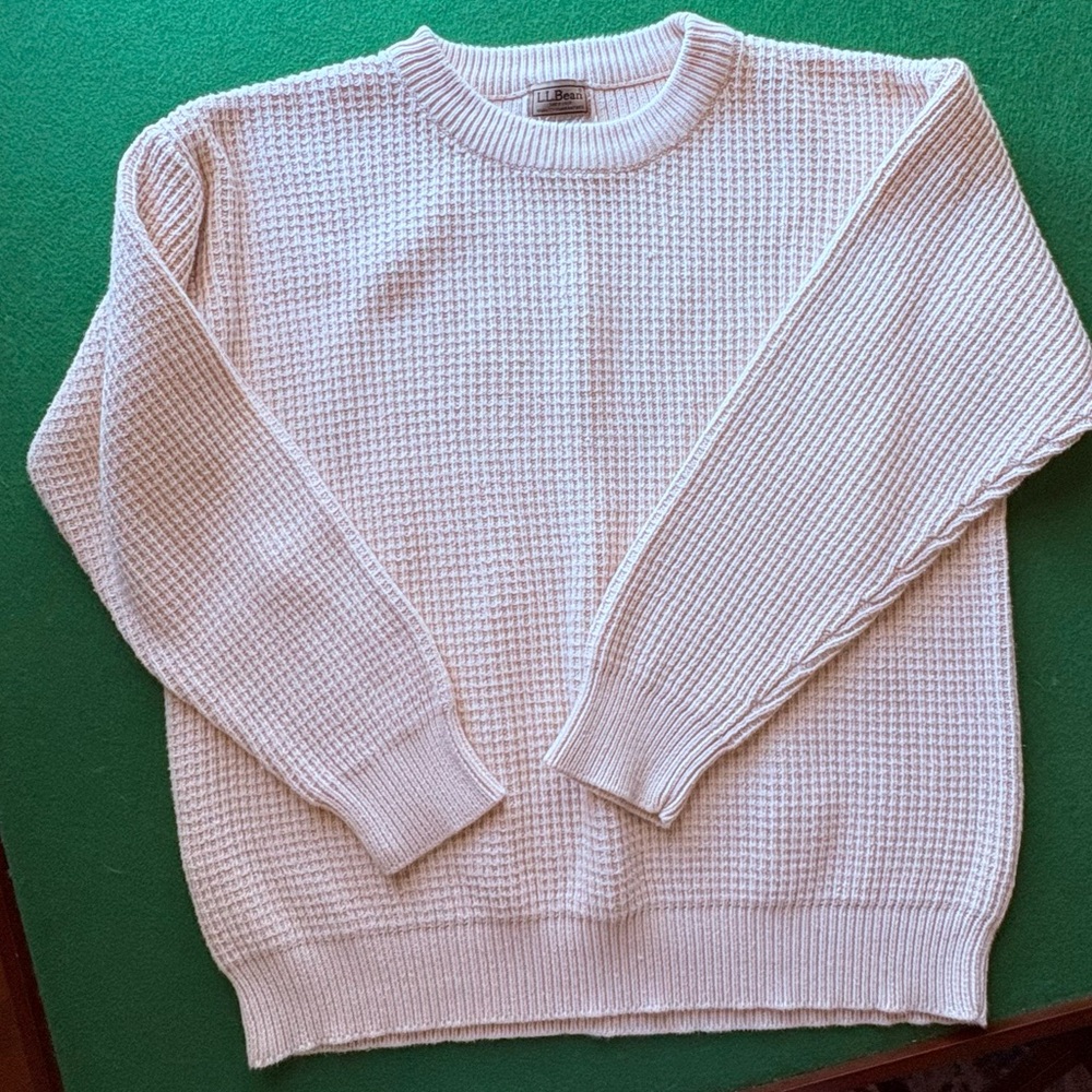 Vintage LL Bean cream sweater